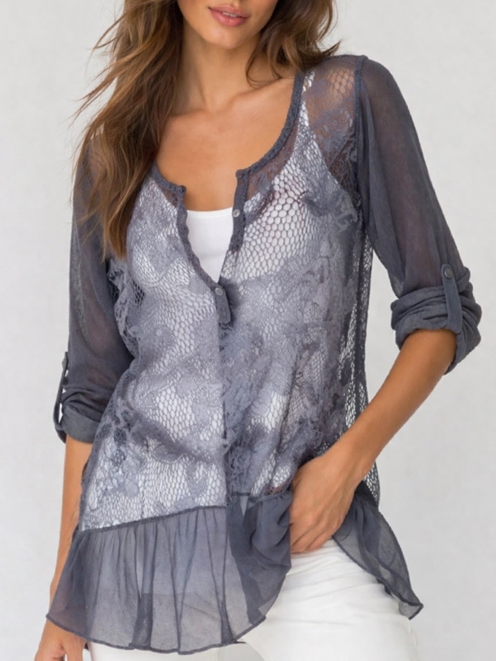 Saks Fifth Avenue Women's Shirt (W15)